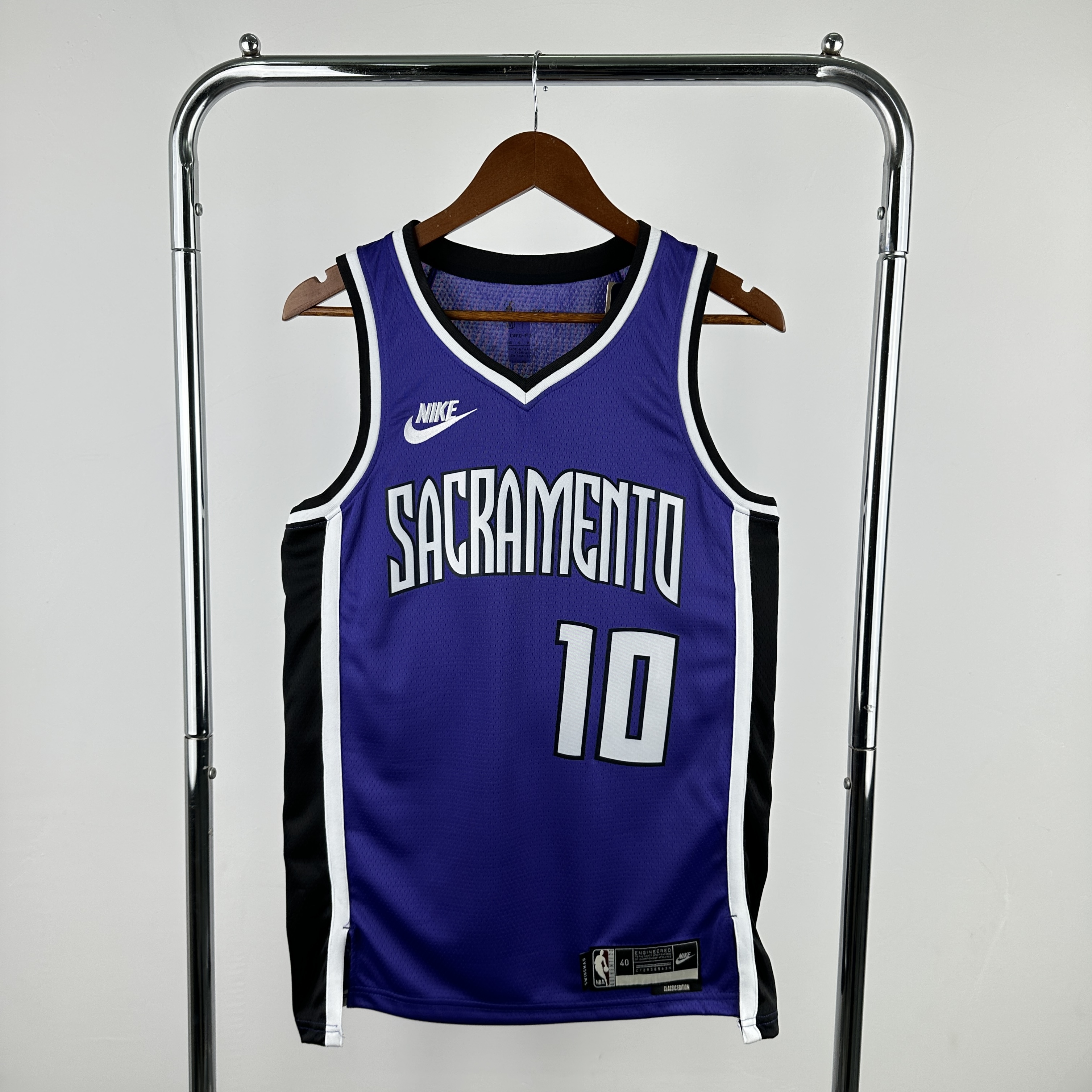 Men Sacramento Kings #10 Derozan Purple Season Throwback Nike 2025 NBA Jersey->sacramento kings->NBA Jersey